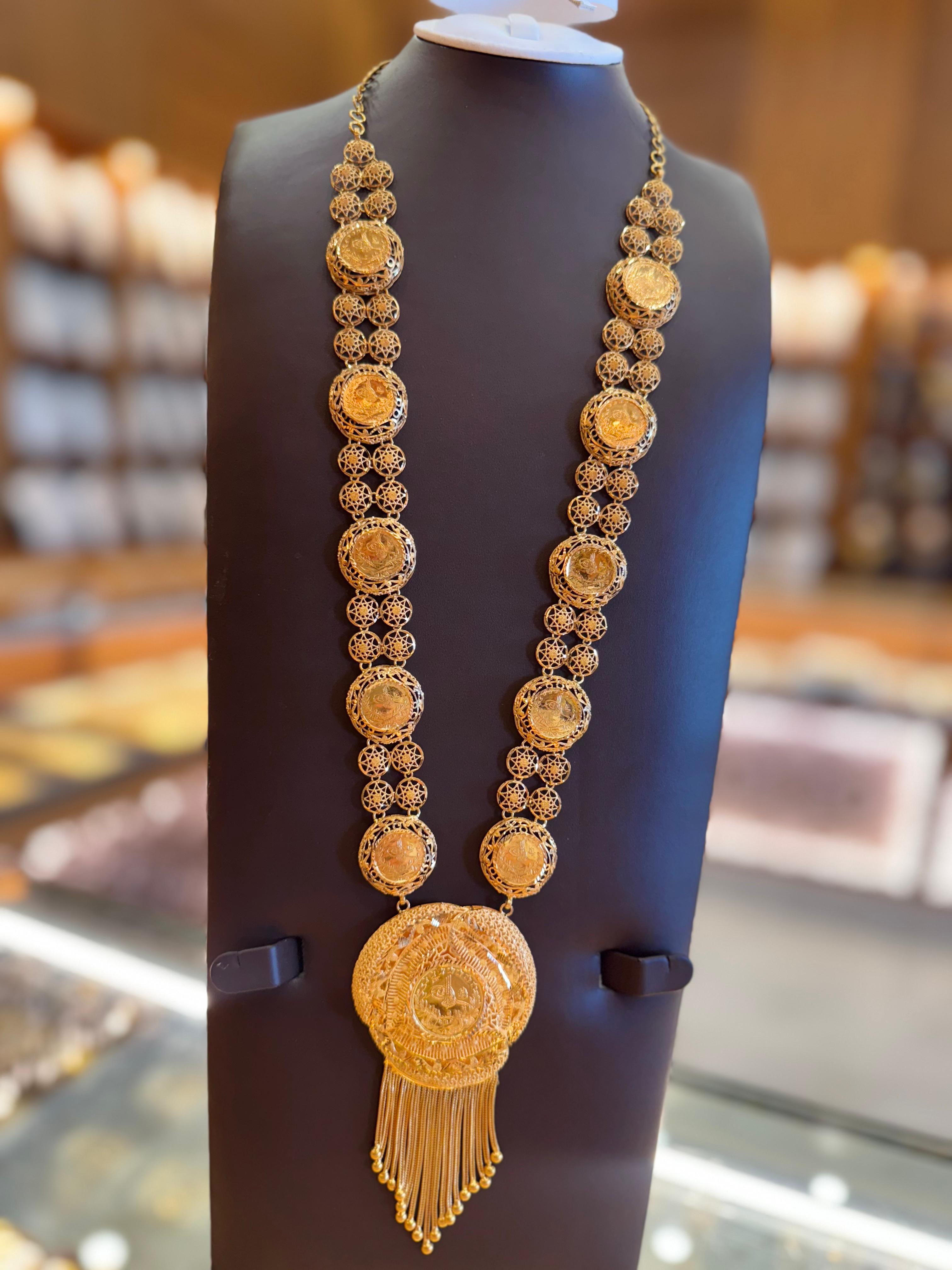 21K Gold Long Necklace - SW29341